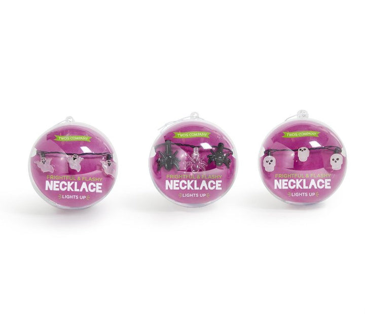 Spooktacular Light Up Necklaces | Assorted Halloween Two's Company  Paper Skyscraper Gift Shop Charlotte