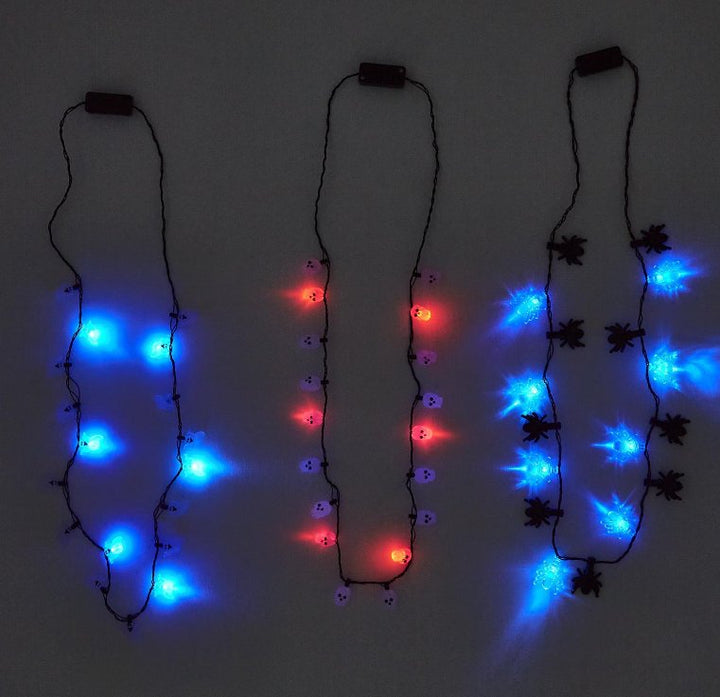 Spooktacular Light Up Necklaces | Assorted Halloween Two's Company  Paper Skyscraper Gift Shop Charlotte