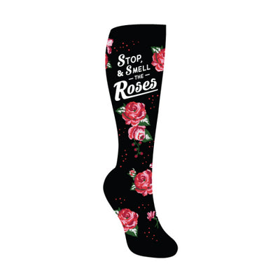 Knee High: Stop & Smell the Roses Socks Sock It to Me  Paper Skyscraper Gift Shop Charlotte