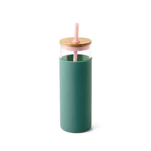 Tumbler with Straw - PEACHY/HUNTER