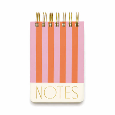 Twin Wire Notepad - Stripes Journals Designworks Ink  Paper Skyscraper Gift Shop Charlotte
