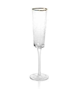 Aperitivo Triangular Champagne Flute Drinkware Zodax  Paper Skyscraper Gift Shop Charlotte
