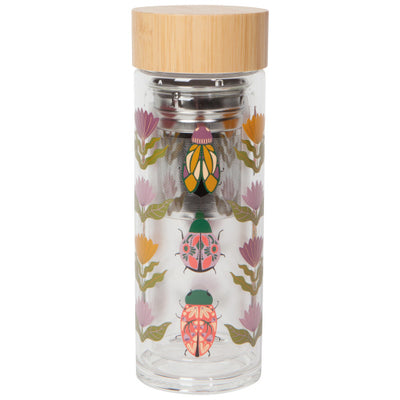 Amulet Tea Infuser Bottle Drinkware Danica Studio (Now Designs)  Paper Skyscraper Gift Shop Charlotte