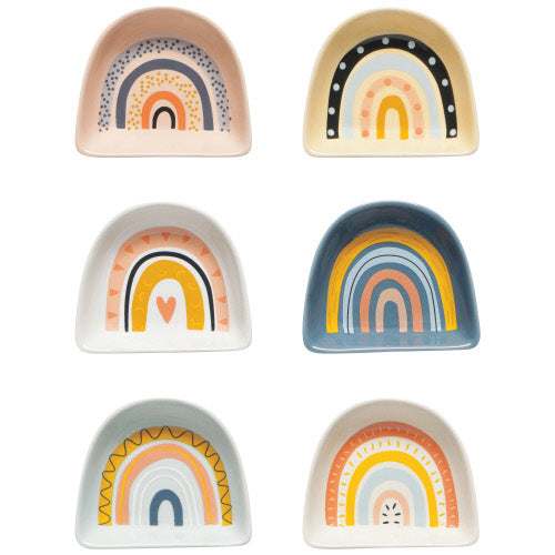 Rainbows Shaped Pinch Bowl Kitchen Danica Studio (Now Designs)  Paper Skyscraper Gift Shop Charlotte