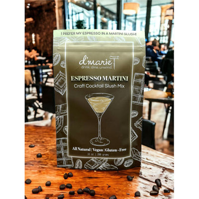 Espresso Martini Cocktail  | Slush Mix 10 Oz.  DMarie  Paper Skyscraper Gift Shop Charlotte