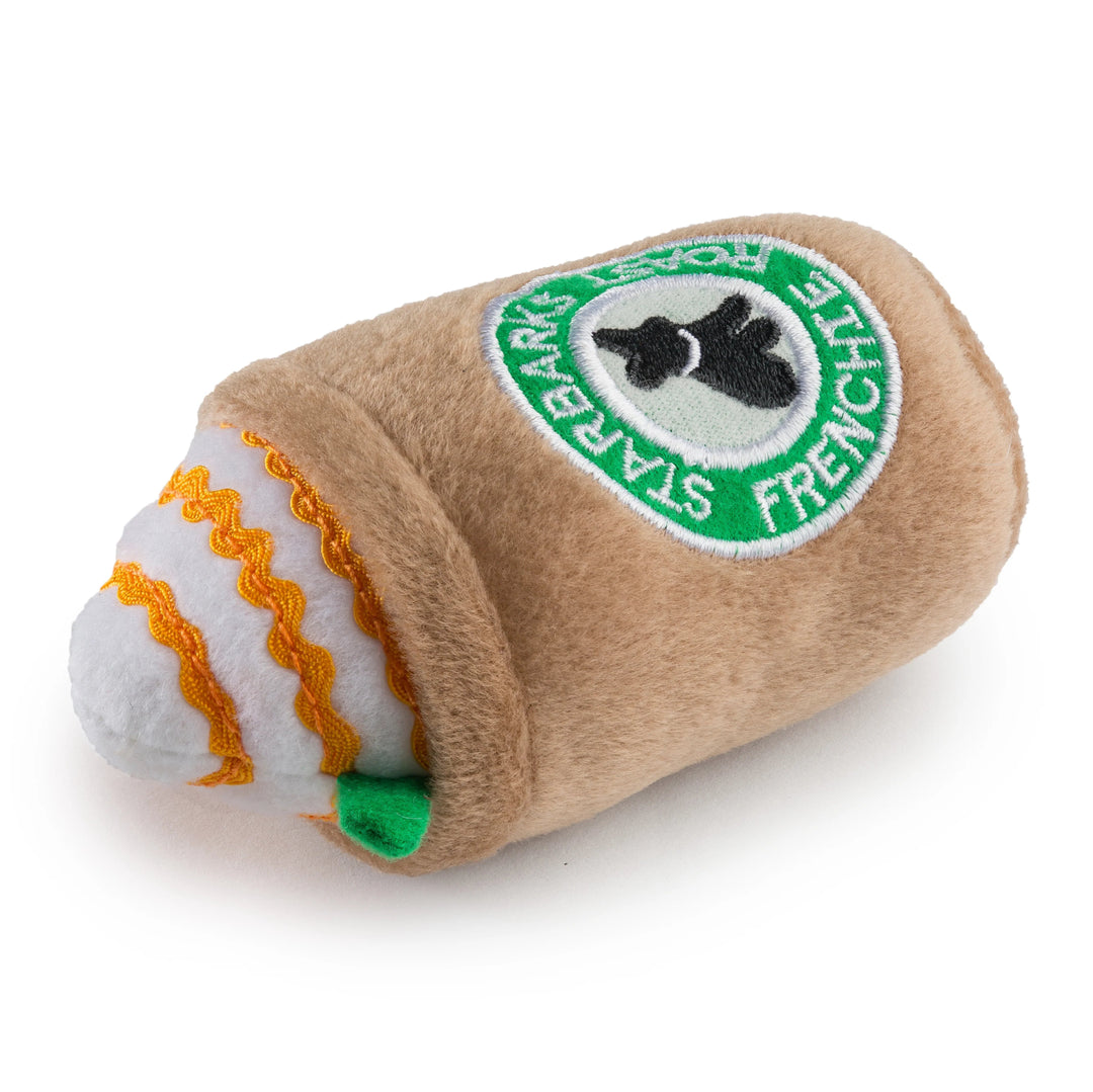 Starbarks Frenchie Roast Plush Toy - Extra Large Animals & Pet Supplies Haute Diggity Dog Paper Skyscraper Gift Shop Charlotte