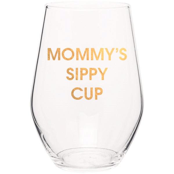 Stemless Wine Glass | Mommy's Sippy Cup Kitchen - Drinkware Chez Gagné Paper Skyscraper Gift Shop Charlotte