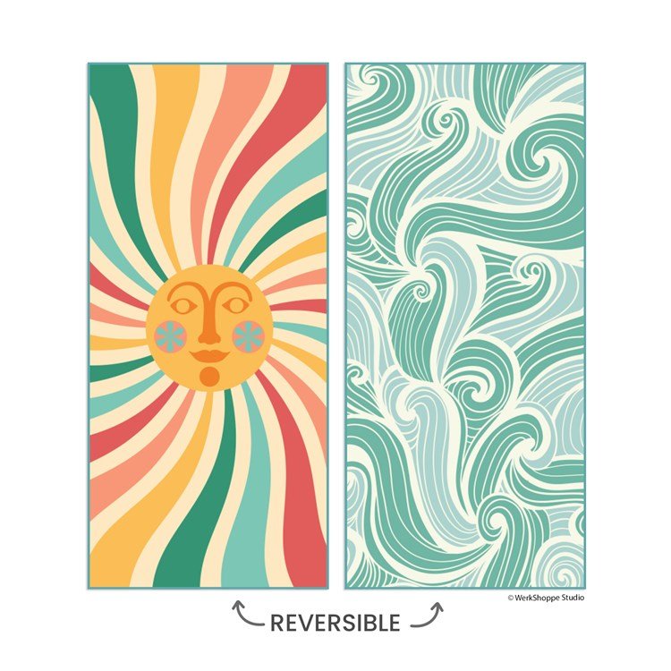 Sun And Sea Microfiber Beach Towels Outdoor - Beach & Pool Accessories & Games WERKSHOPPE Paper Skyscraper Gift Shop Charlotte
