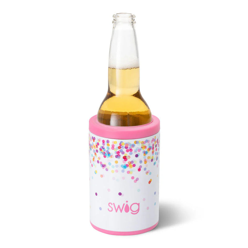 12oz Can + Bottle Cooler | Confetti Drinkware Swig  Paper Skyscraper Gift Shop Charlotte