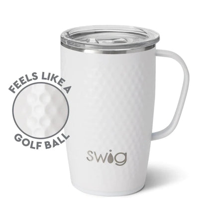 18oz Travel Mug | Golf Partee Drinkware Swig  Paper Skyscraper Gift Shop Charlotte
