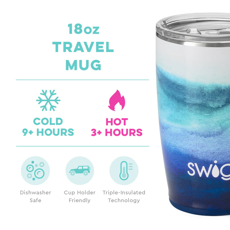 18oz Travel Mug | Sapphire Drinkware Swig  Paper Skyscraper Gift Shop Charlotte
