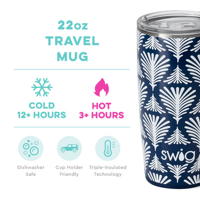 22oz Travel Mug | Capri Drinkware Swig  Paper Skyscraper Gift Shop Charlotte