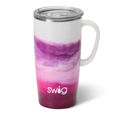 22oz Travel Mug | Amethyst Drinkware Swig  Paper Skyscraper Gift Shop Charlotte