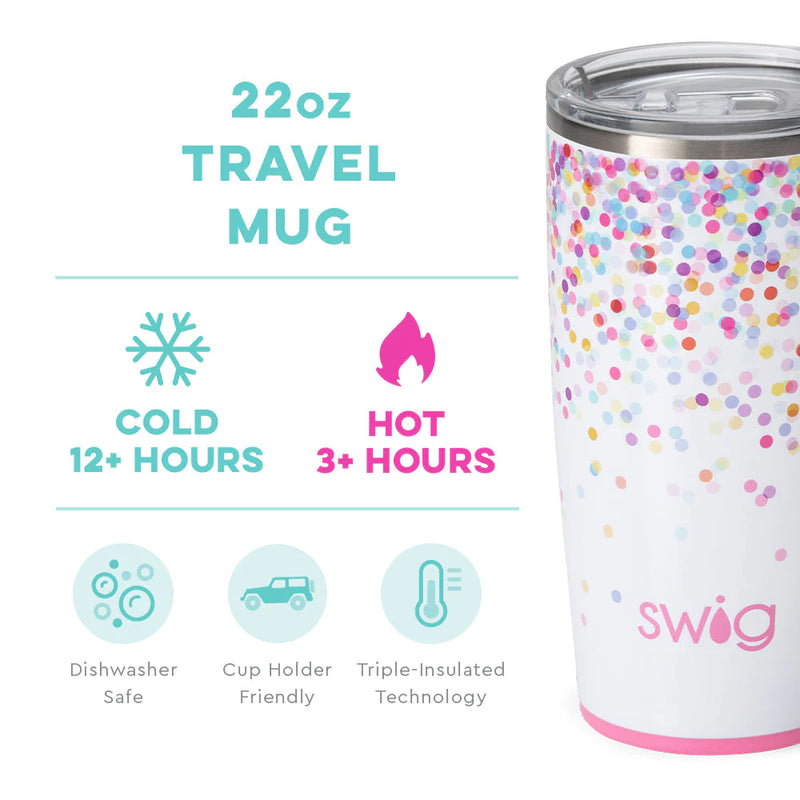 22 oz. Travel Mug | Confetti