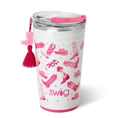Let's Go Girls 24oz Party Cup Drinkware Swig  Paper Skyscraper Gift Shop Charlotte