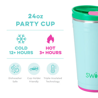 24oz Party Cup | Prep Rally Drinkware Swig  Paper Skyscraper Gift Shop Charlotte