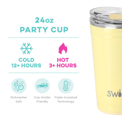 Buttercup 24oz Party Cup Drinkware Swig  Paper Skyscraper Gift Shop Charlotte