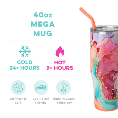 40oz Mega Mug | Dreamsicle Drinkware Swig  Paper Skyscraper Gift Shop Charlotte