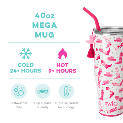 40oz | Let's Go Girls Mega Mug Drinkware Swig  Paper Skyscraper Gift Shop Charlotte