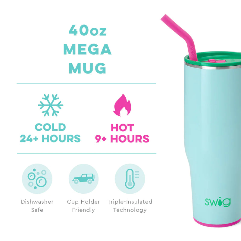 40oz | Prep Rally Mega Mug Drinkware Swig  Paper Skyscraper Gift Shop Charlotte