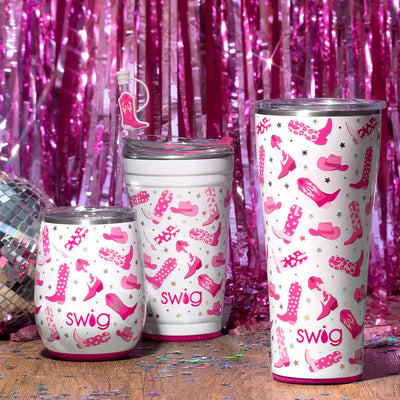 Let's Go Girls 24oz Party Cup Drinkware Swig  Paper Skyscraper Gift Shop Charlotte