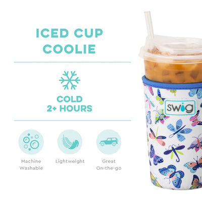 22 oz | Butterfly Bliss Iced Cup Coolie NEW SUMMER Drinkware Swig  Paper Skyscraper Gift Shop Charlotte