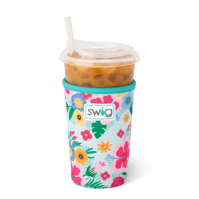 22 Oz | Island Bloom Iced Cup Coolie Drinkware Swig  Paper Skyscraper Gift Shop Charlotte