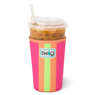 22oz Iced Cup Coolie | Tutti Frutti Drinkware Swig  Paper Skyscraper Gift Shop Charlotte