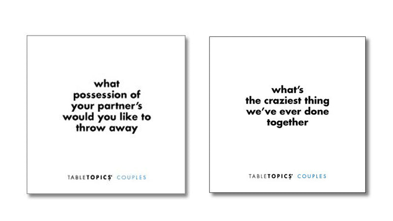 TableTopics: Couples | Conversation Starter Game Games - Adults TableTopics Paper Skyscraper Gift Shop Charlotte