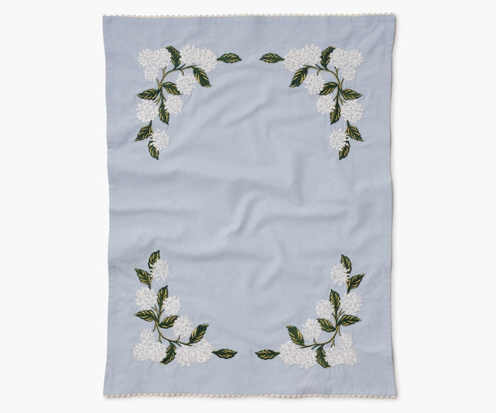 Hydrangea Tea Towel Dish Towels Rifle Paper Co  Paper Skyscraper Gift Shop Charlotte