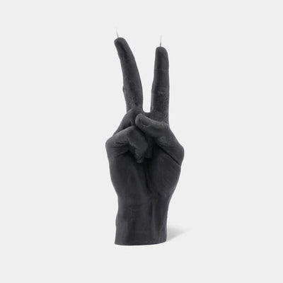 CandleHand Gesture Candle "Victory"| Black Candles 54 Celsius  Paper Skyscraper Gift Shop Charlotte