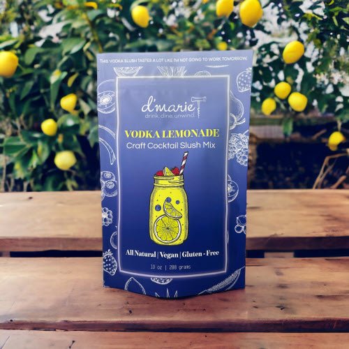 Vodka Lemonade Craft Cocktail Slush Mix - 10 Oz. Pouch Food & Beverages DMarie Paper Skyscraper Gift Shop Charlotte