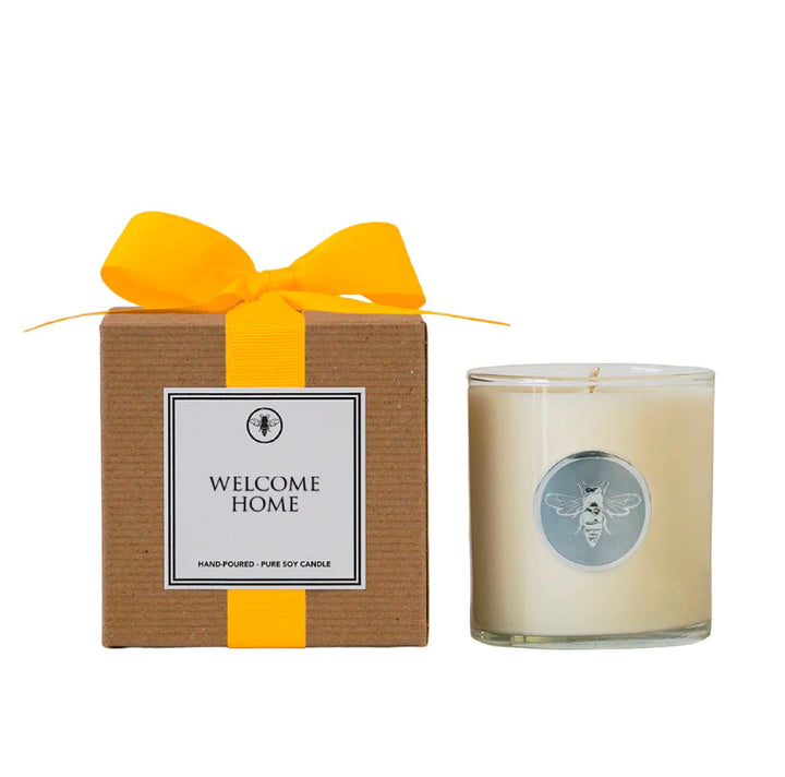 Welcome Home Soy Candle Housewarming Gift Candles Ella B Paper Skyscraper Gift Shop Charlotte