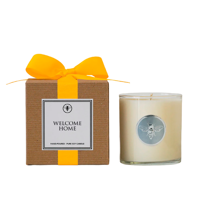 Welcome Home Soy Candle Candles Ella B  Paper Skyscraper Gift Shop Charlotte