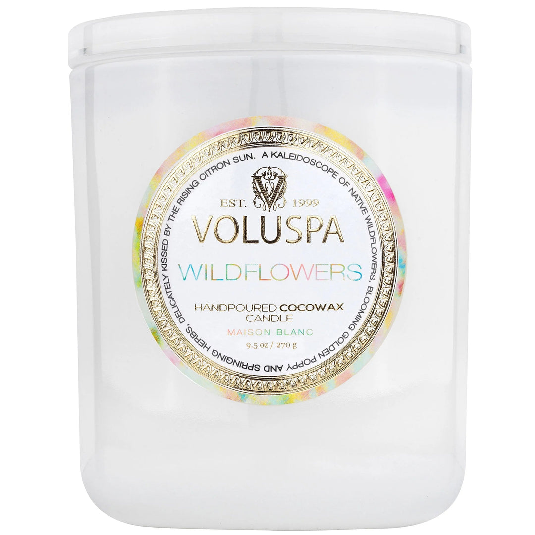 Wildflowers Classic | Voluspa Candle Candles Voluspa Paper Skyscraper Gift Shop Charlotte