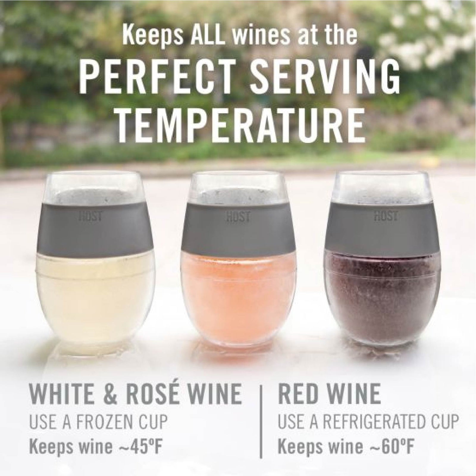 Wine Freeze Cooling Cup | Translucent Magenta Kitchen - Tumblers & Travel Cups True Fabrications Paper Skyscraper Gift Shop Charlotte