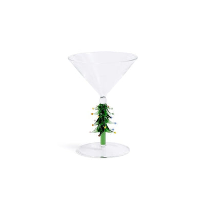 Treetop Cheers Martini Glass | Green Home & Garden Zodax Paper Skyscraper Gift Shop Charlotte