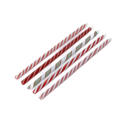 Holiday Dirinking Straws | Set of 5 Drinkware Zodax Paper Skyscraper Gift Shop Charlotte