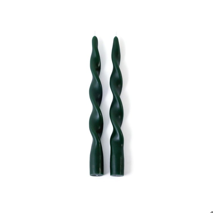 Lumire re Twist Formal Candle Pair | 10" | Alpine Home & Garden Zodax Paper Skyscraper Gift Shop Charlotte