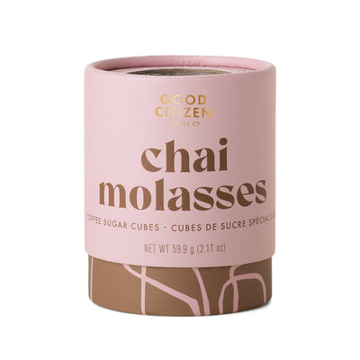 Sugar Cubes - Chai Molasses, 30 count  Good Citizen Coffee  Paper Skyscraper Gift Shop Charlotte