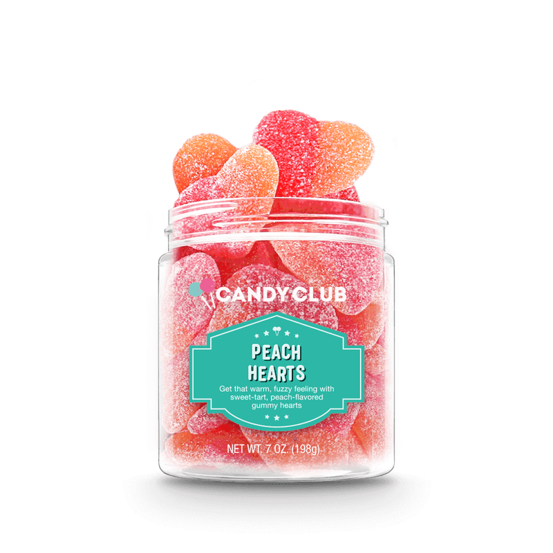 Peach Hearts Candy Candy Club  Paper Skyscraper Gift Shop Charlotte