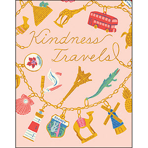 Kindness Travels Thank You Card Cards Love Muchly  Paper Skyscraper Gift Shop Charlotte