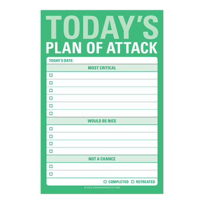Today's Plan of Attack Great Big Sticky Notes  Knock Knock  Paper Skyscraper Gift Shop Charlotte