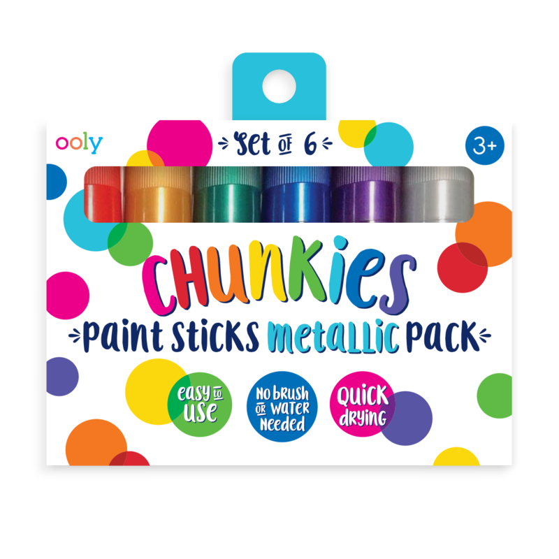 Chunkies Paint Sticks - Set of 6 Art Supplies OOLY  Paper Skyscraper Gift Shop Charlotte