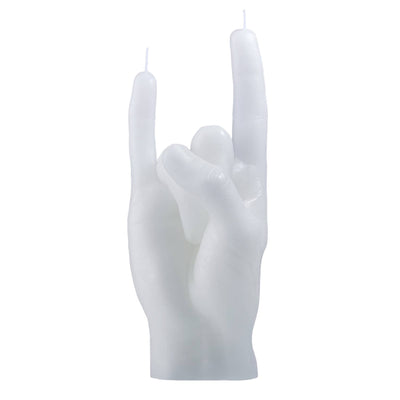 CandleHand Gesture Candle You Rock | White  54 Celsius  Paper Skyscraper Gift Shop Charlotte