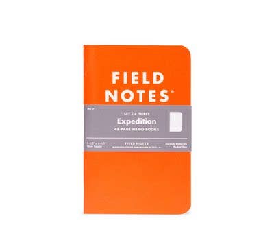 Expedition 3-packs  Field Notes Brand  Paper Skyscraper Gift Shop Charlotte