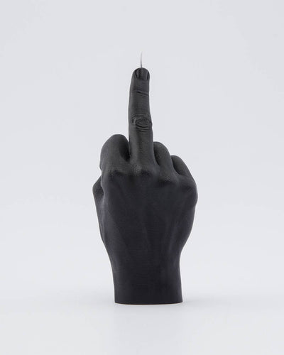 CandleHand Gesture Candle "F*ck You" | Black  54 Celsius  Paper Skyscraper Gift Shop Charlotte