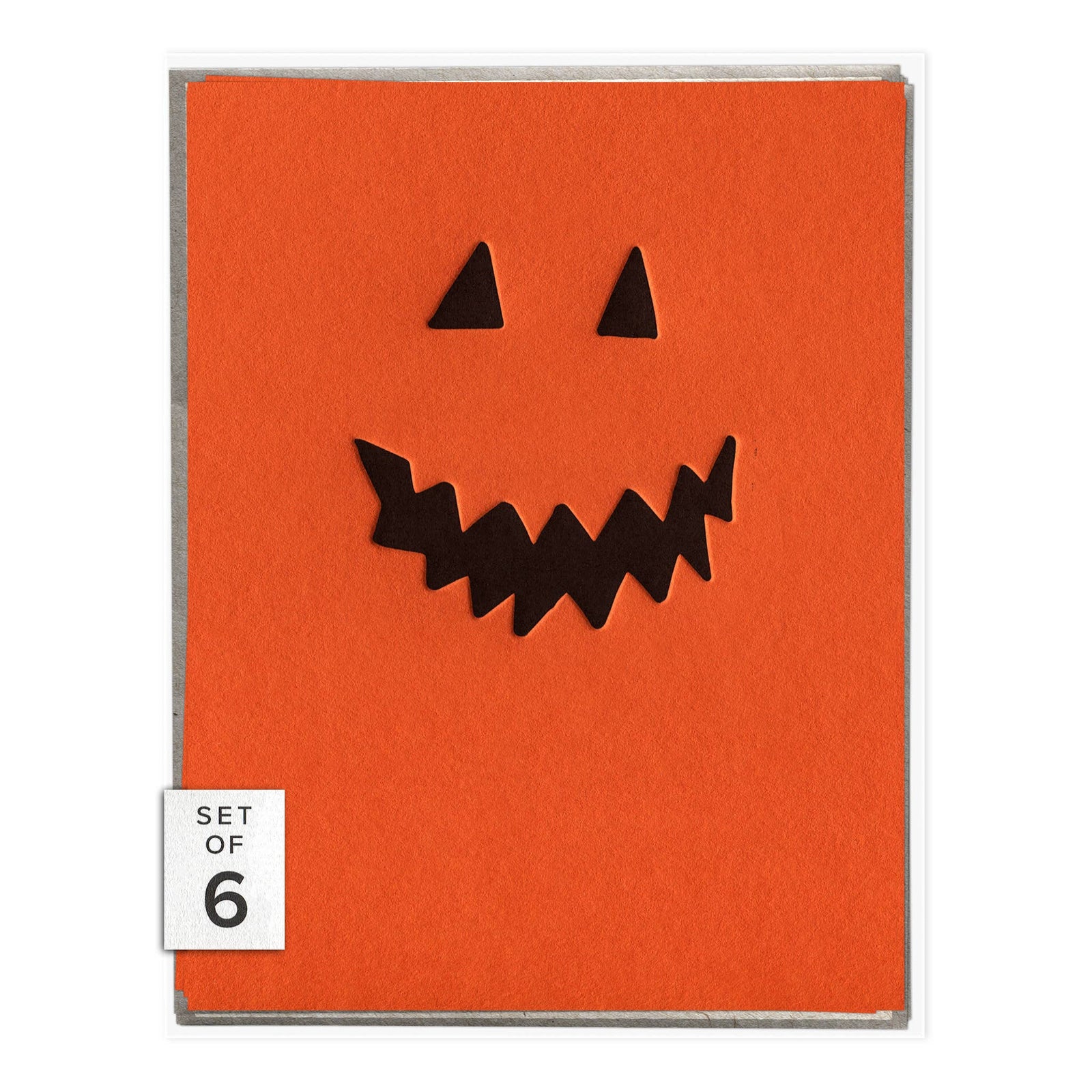 Jack O' Lantern  - boxed set of six Cards INK MEETS PAPER  Paper Skyscraper Gift Shop Charlotte