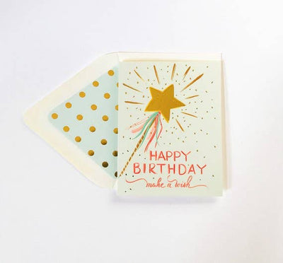 Make a Wish Stars Birthday Greeting Card Cards The First Snow  Paper Skyscraper Gift Shop Charlotte