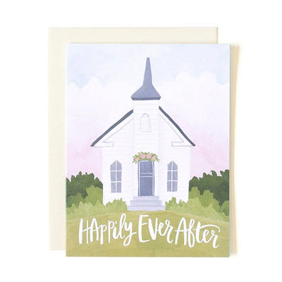 Wedding Chapel | Wedding Card Cards 1canoe2 | One Canoe Two Paper Co.  Paper Skyscraper Gift Shop Charlotte